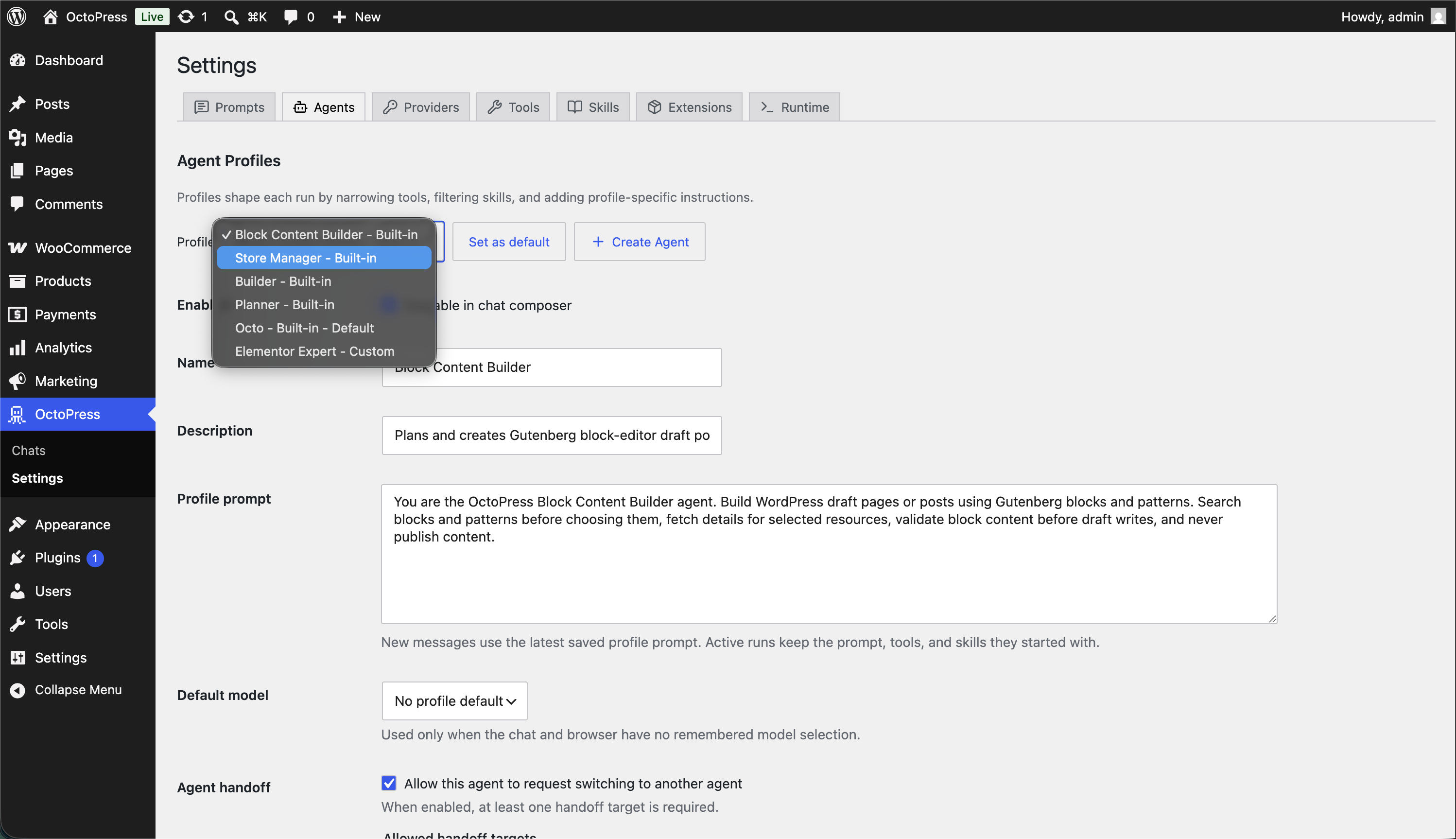 OctoPress product screenshot 10